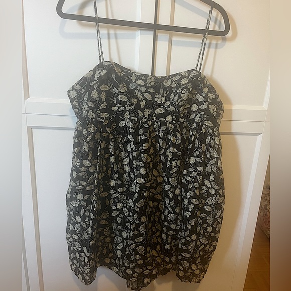 Zara metallic floral romper - Picture 1 of 7